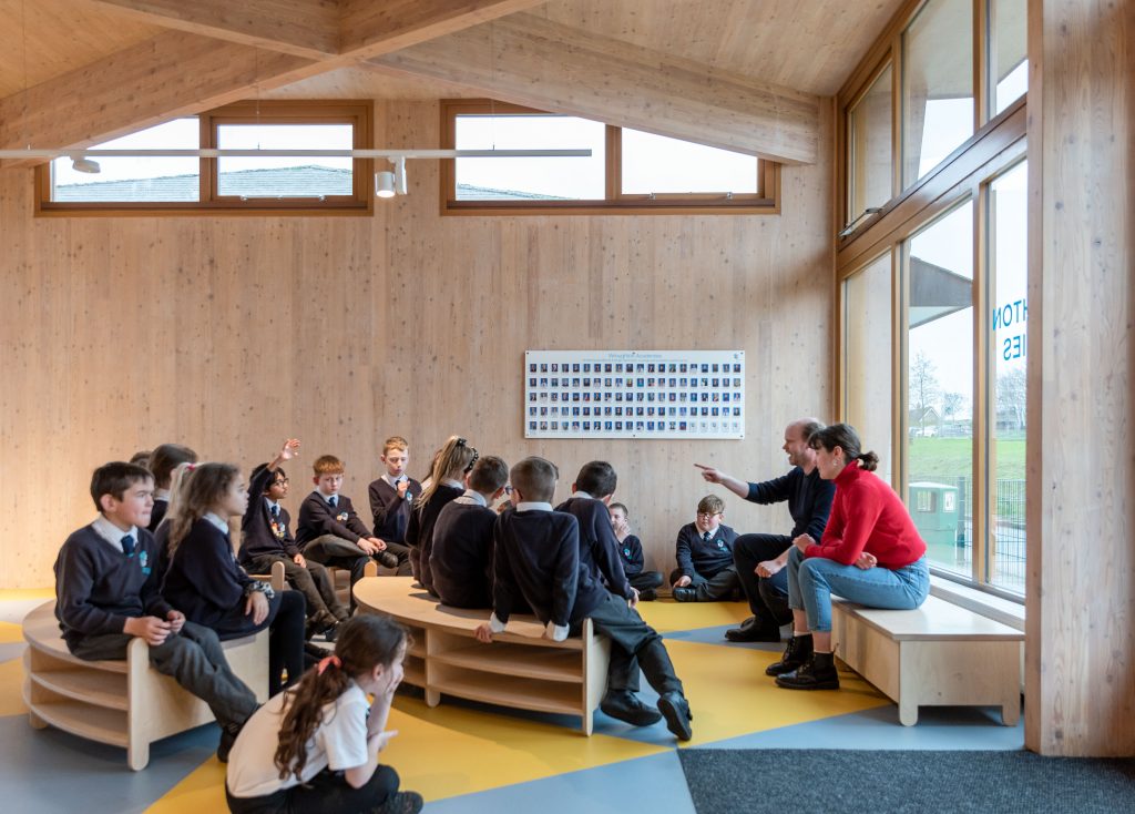 Wroughton Academies by DK-CM, 2019, photographed by Neil Perry, Jan 2020