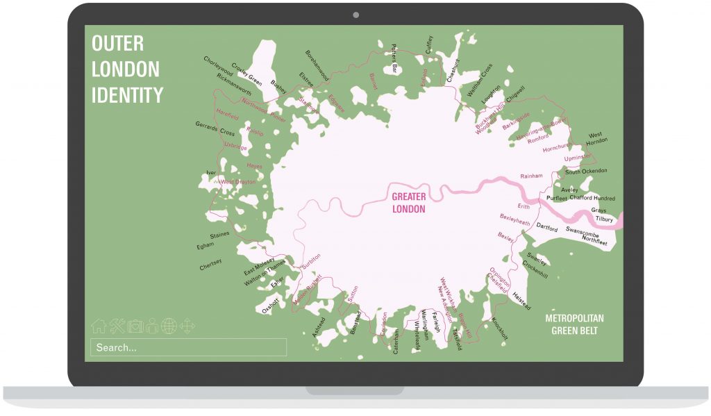 Outer London Identity, a speculative proposal by DK-CM put forward to the Greater London Authority in 2017.