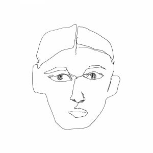 sketched portrait of Amrit Sandhu