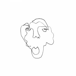 sketch portrait of amandine forest